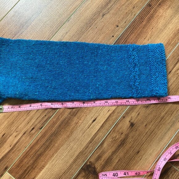 Gansey Blue Jay Sweater Hand knit Small - Picture 10 of 13
